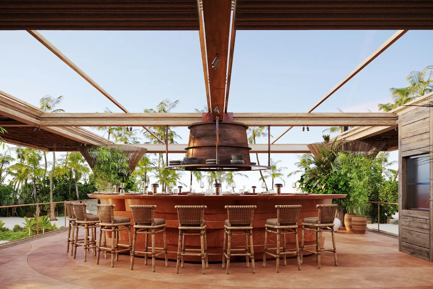 Columbian Resort. Restaurant